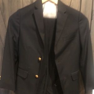 Izod boys suit.  Navy blue